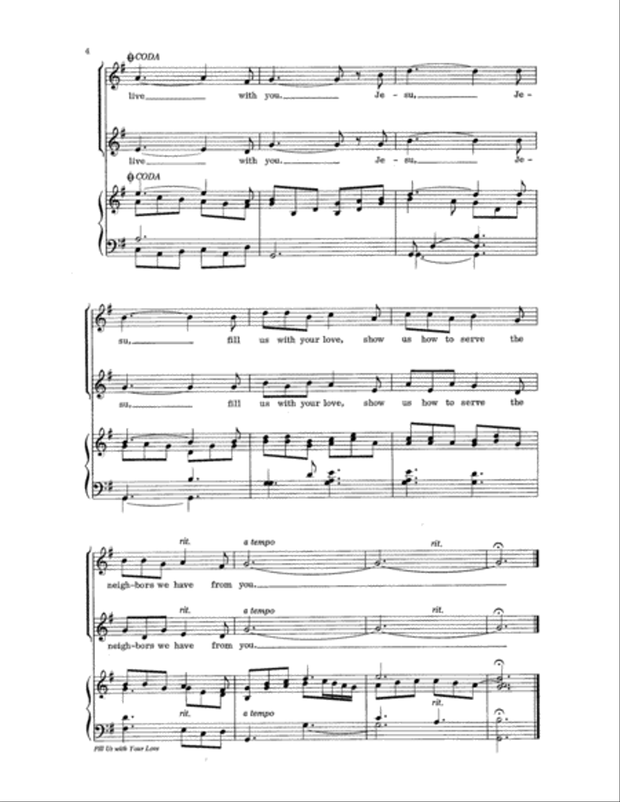 Fill Us with Your Love Fill Us with Your Love SA scores gallery preview page 4