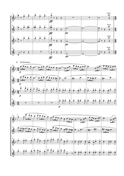 Carillon from "L'Arlesienne Suite No. 1" for Saxophone Quartet image number null