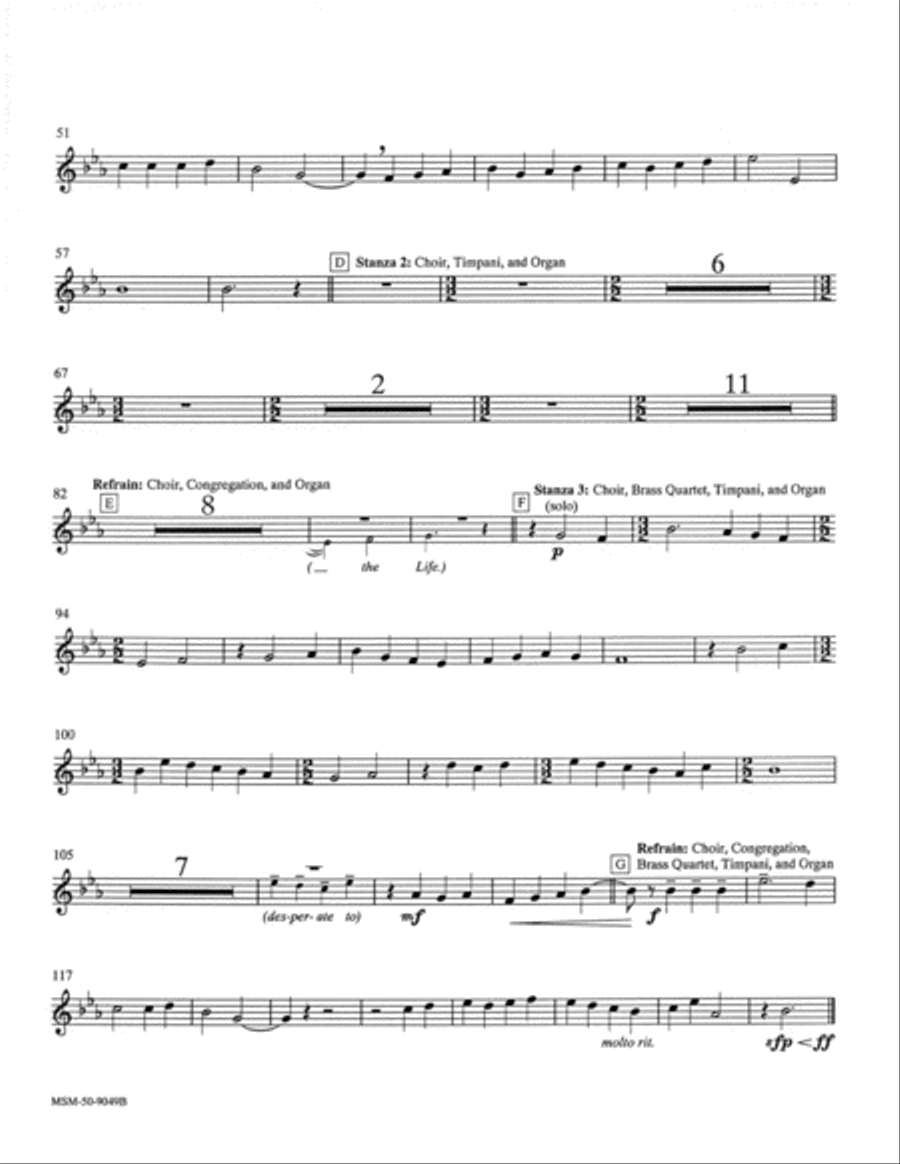 Christ Goes Before Choir scores gallery preview page 2