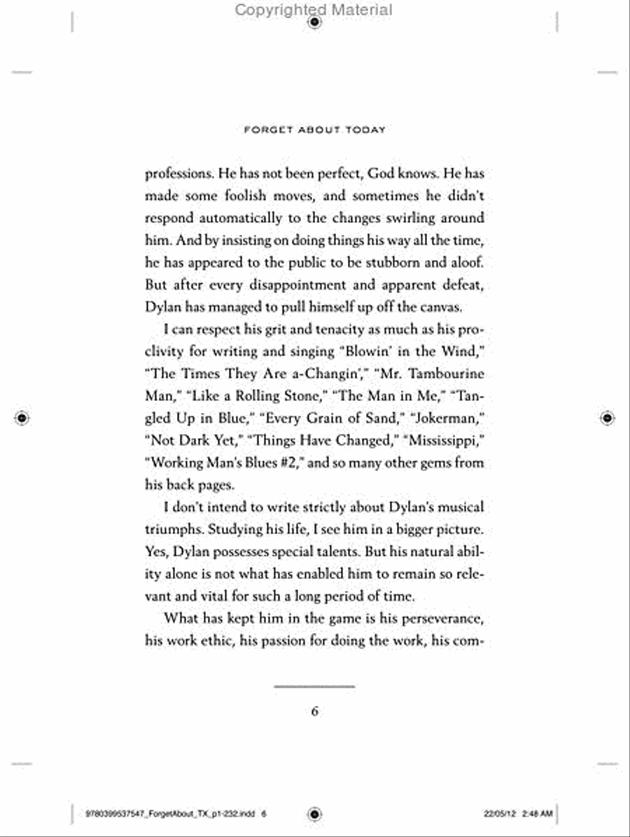Forget About Today Guitar scores gallery preview page 7