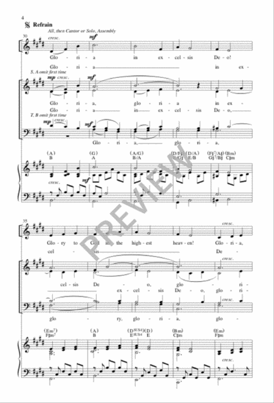 That Holy Night That Holy Night 4-Part scores gallery preview page 4