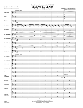 Book cover for Bella's Lullaby (from Twilight) - Full Score