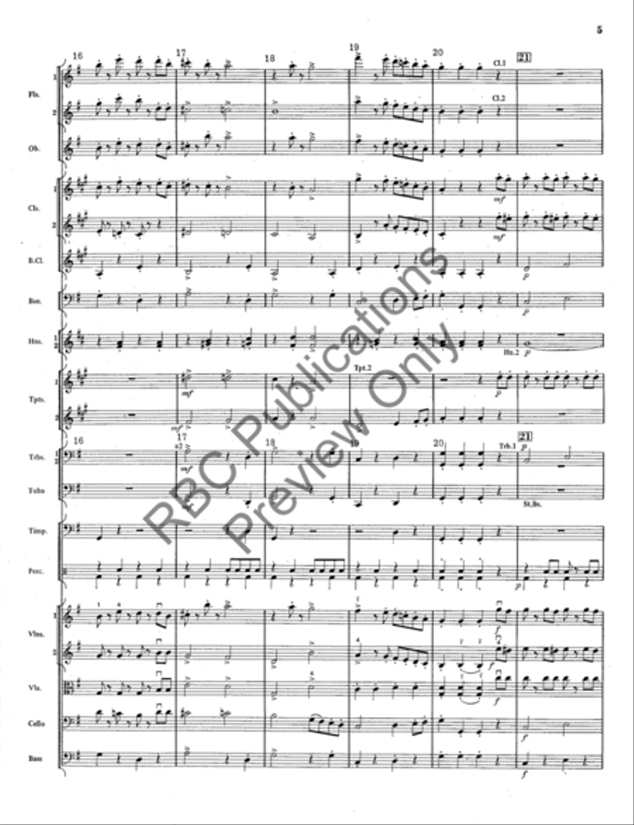 Radetzky March Full Orchestra scores gallery preview page 6