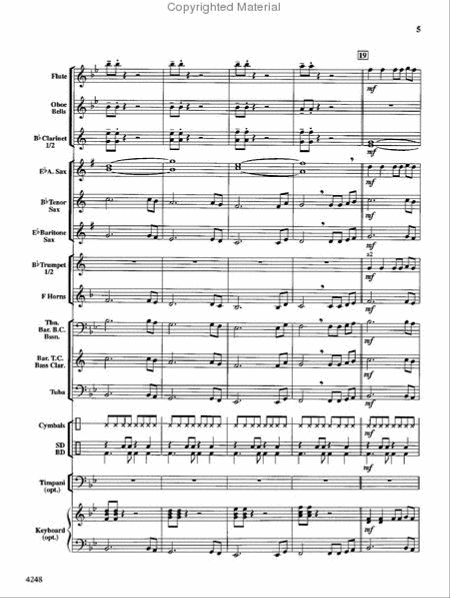 Hot Fudge Sundae Hot Fudge Sundae Concert Band scores gallery preview page 5