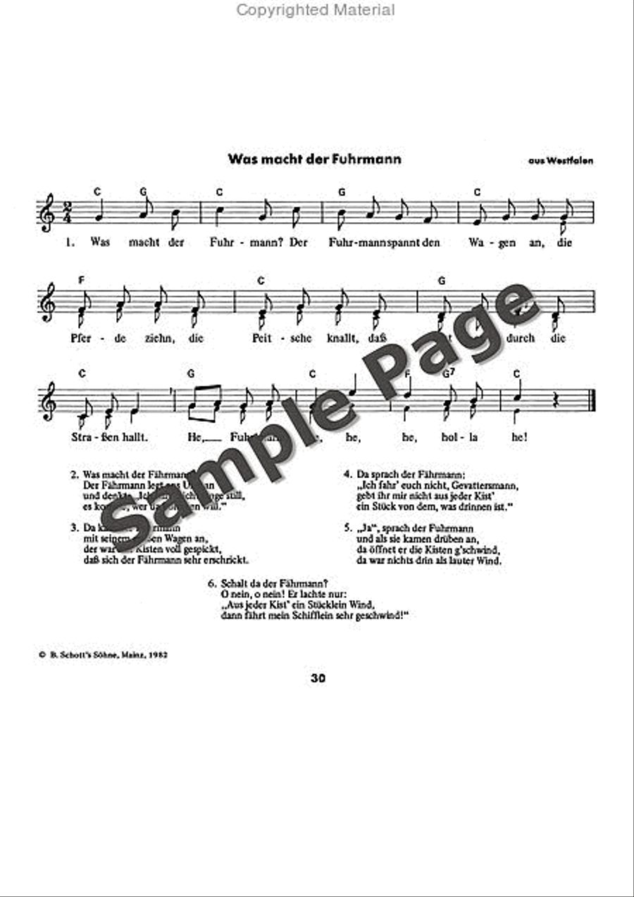 Es tonen die Lieder Recorder scores gallery preview page 31