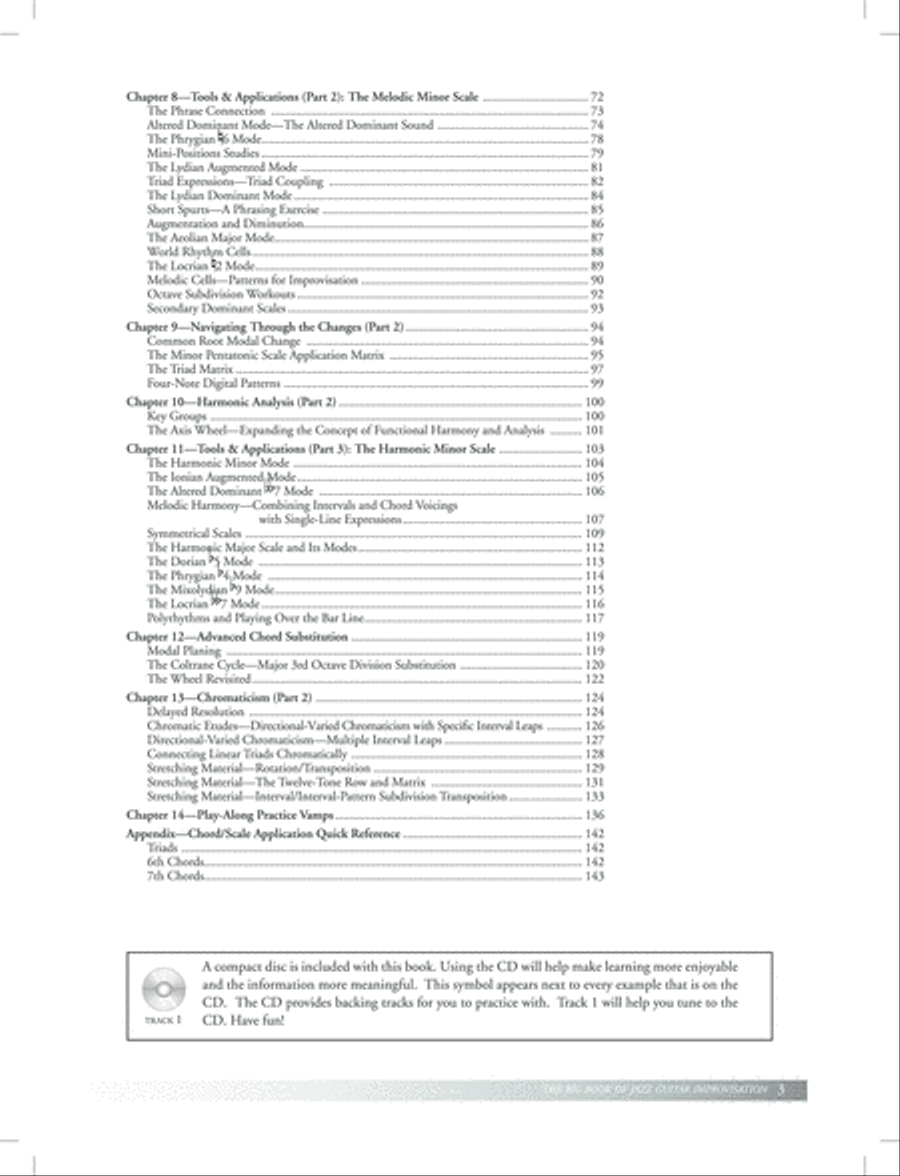 The Big Book of Jazz Guitar Improvisation Electric Guitar scores gallery preview page 3
