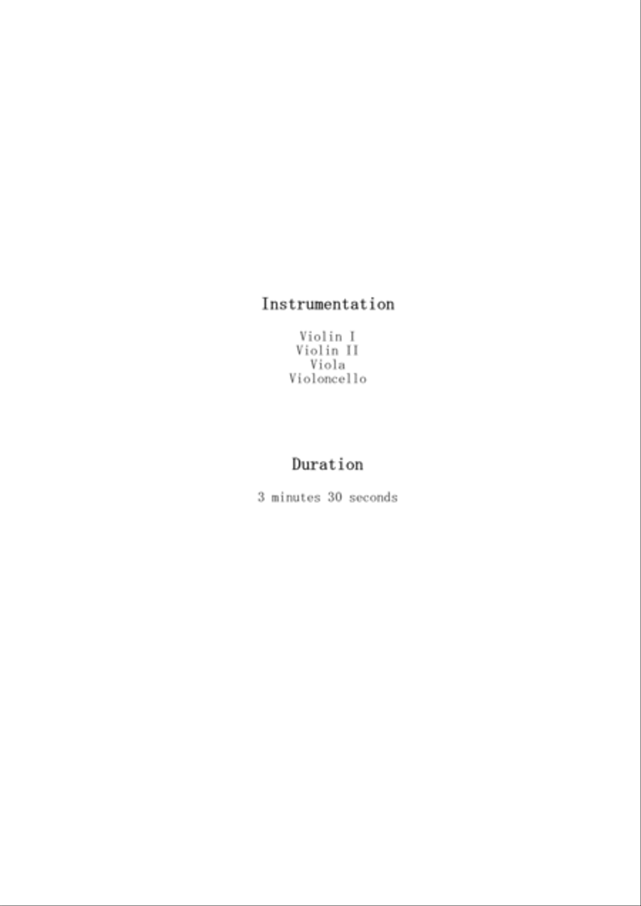 Che Tempo Fa? Che Tempo Fa? String Quartet scores gallery preview page 3