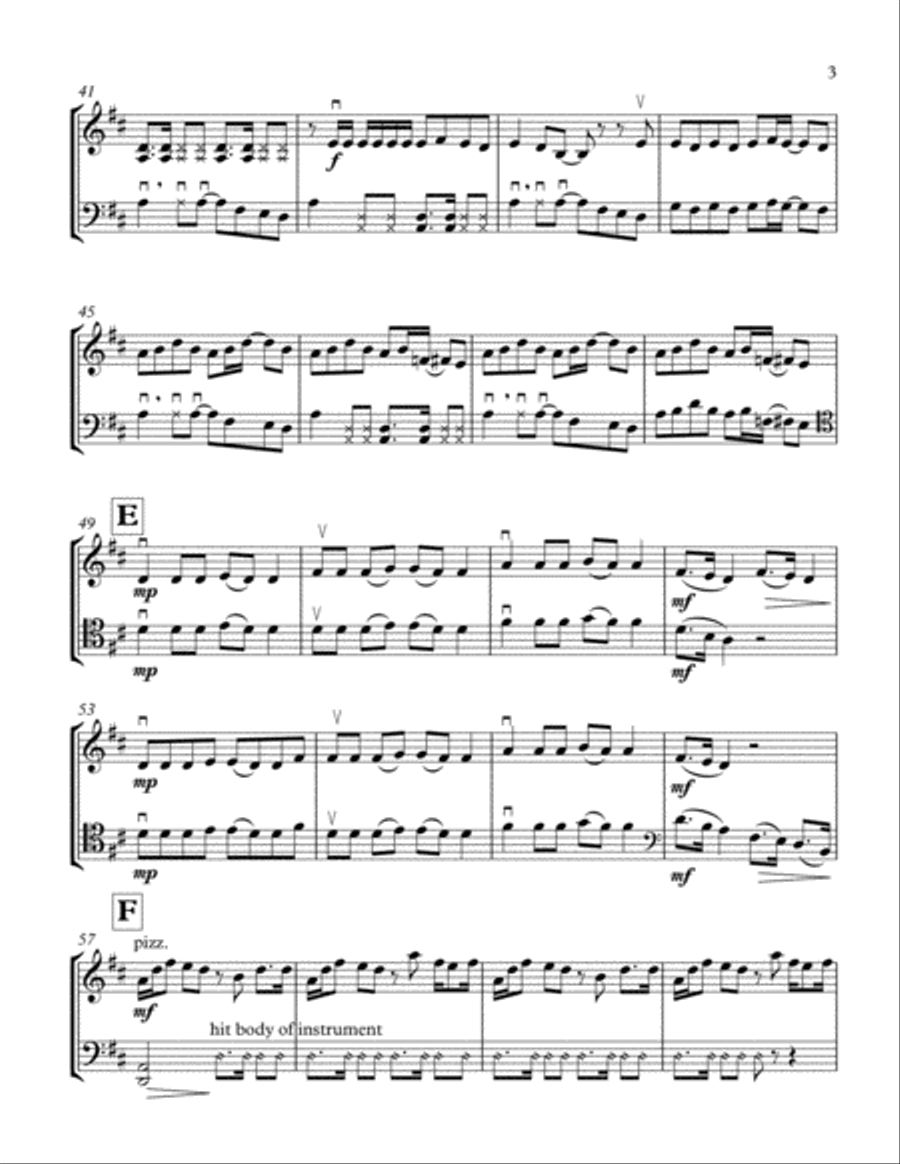 Best Day Of My Life String Duet scores gallery preview page 5