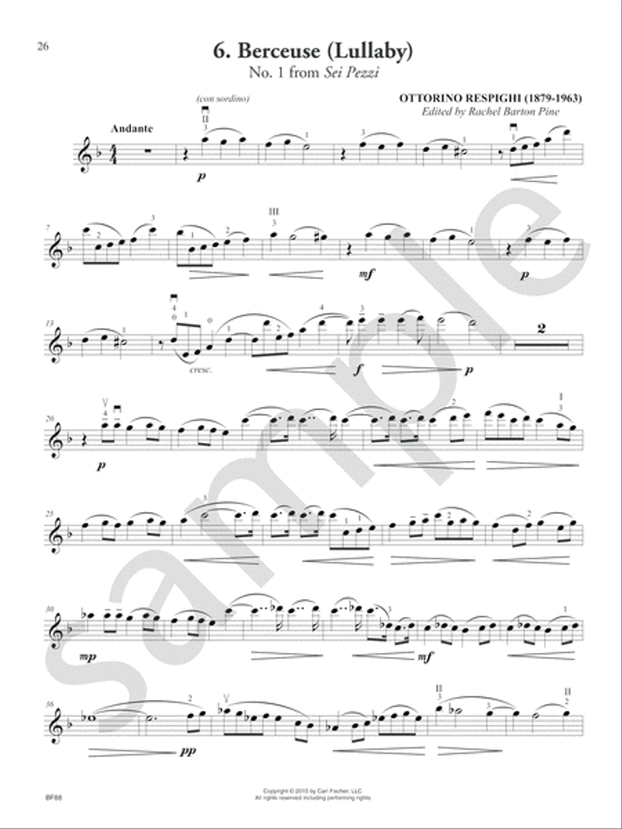 Violin Lullabies Violin Solo scores gallery preview page 9