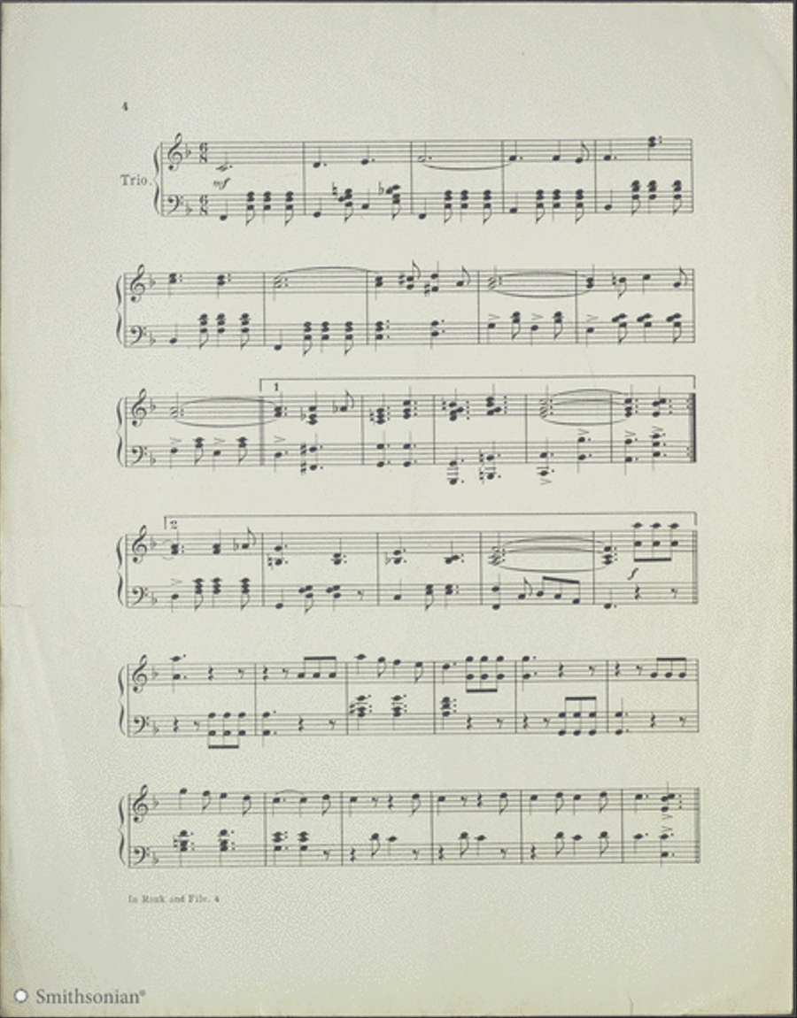 In Rank And File In Rank And File Piano Solo scores gallery preview page 4