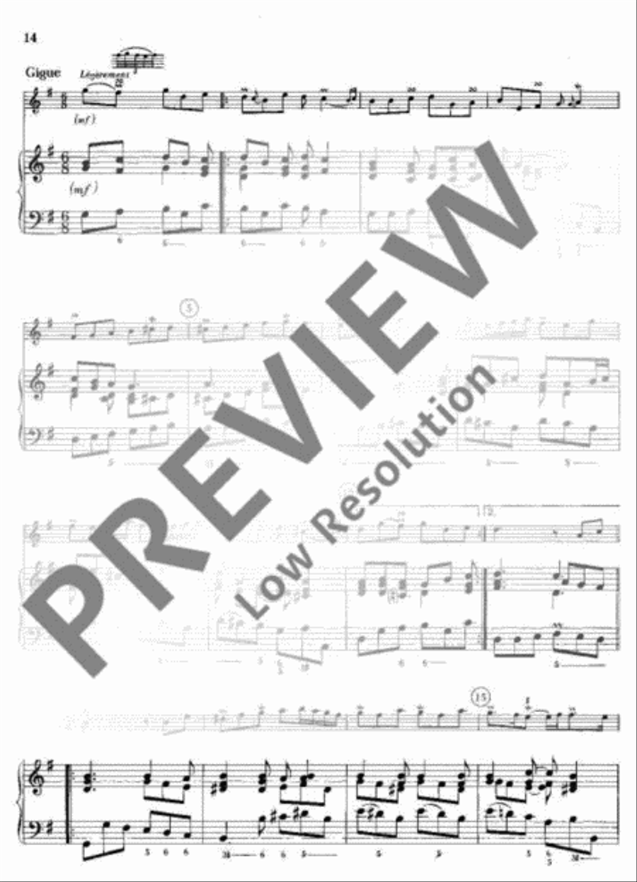 Concerts royaux Violin scores gallery preview page 15