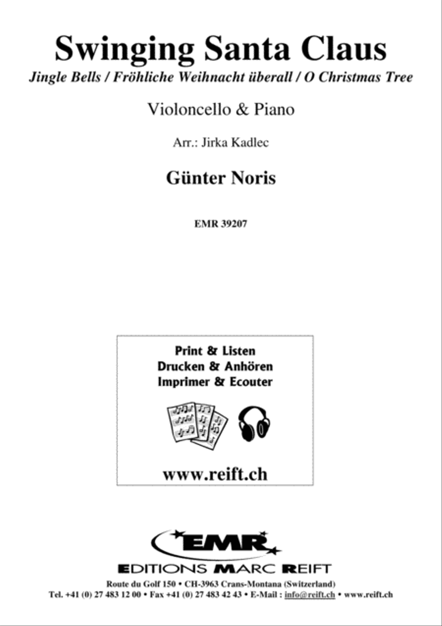 Swinging Santa Claus Swinging Santa Claus Piano Accompaniment scores gallery preview page 1