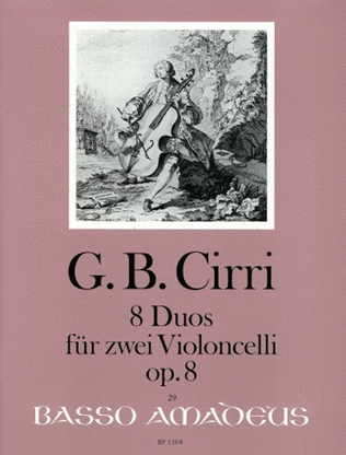 Book cover for 8 Duets op. 8