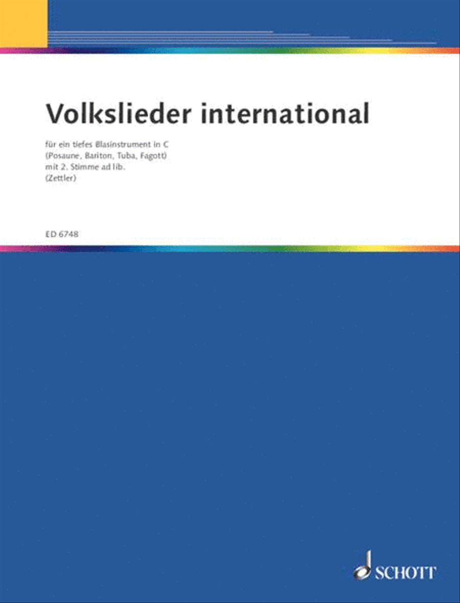 International Folksongs Bassoon scores gallery preview page 1