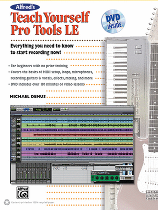 Book cover for Alfred's Teach Yourself Pro Tools LE