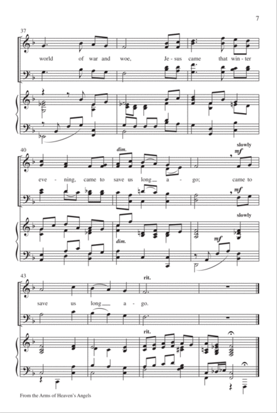 From the Arms of Heaven's Angels From the Arms of Heaven's Angels 4-Part scores gallery preview page 8
