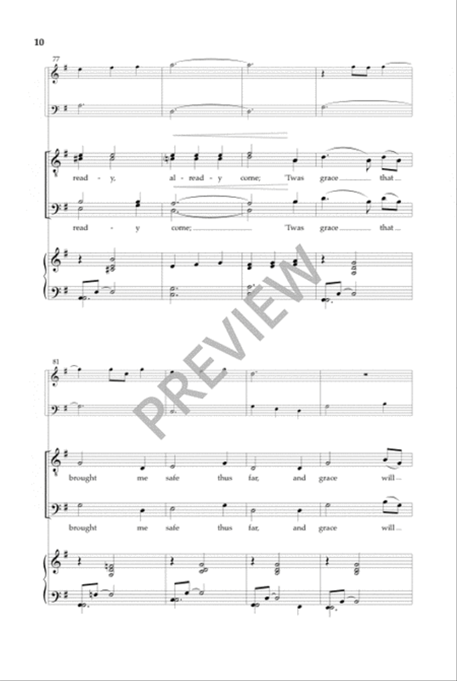 Amazing Grace (TTBB) Amazing Grace (TTBB) TTBB scores gallery preview page 11
