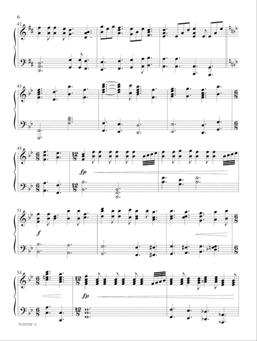 The Day of Celebration (Digital Delivery) Piano Solo scores gallery preview page 6