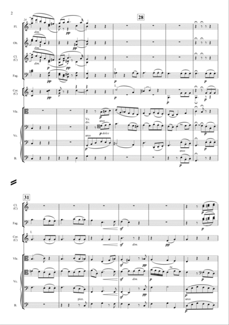 Overture in C Major, Op. 24 transcribed for full orchestra by Yoon Jae Lee - Score Only Full Orchestra scores gallery preview page 6