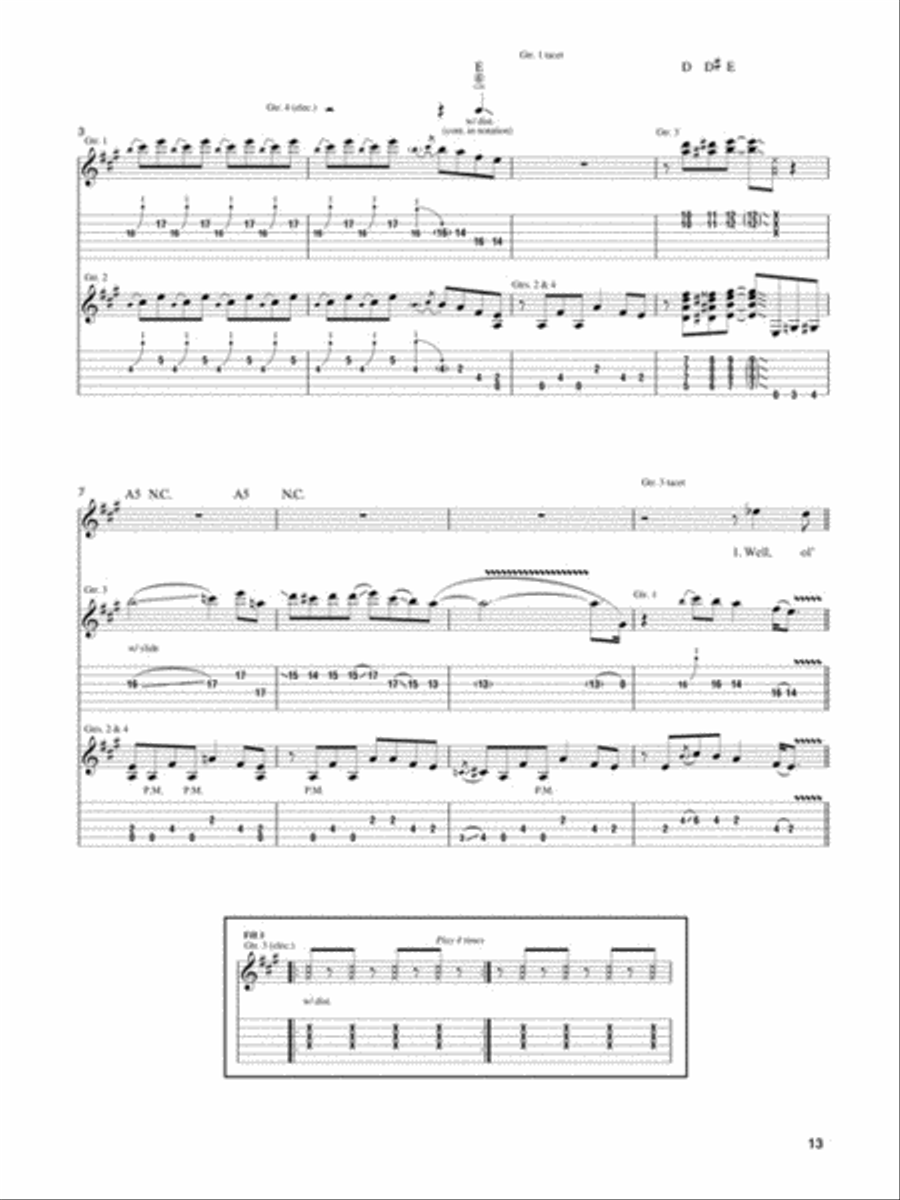 Lynyrd Skynyrd Lynyrd Skynyrd Electric Guitar scores gallery preview page 5