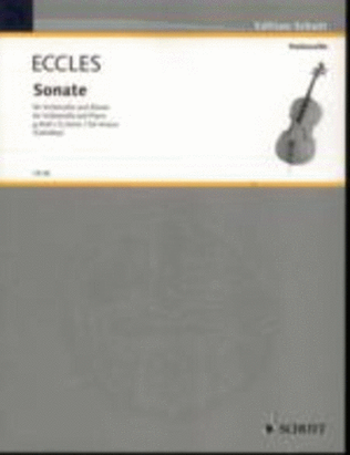 Eccles - Sonata G Min Cello/Piano Arr Cahnbley