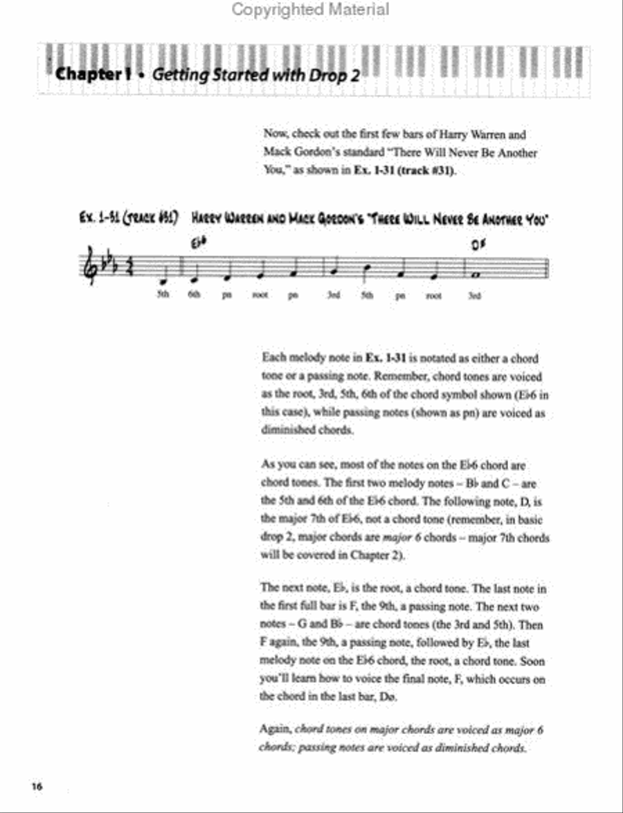 Jazz Piano Master class with Mark Levine: The Drop 2 Book Piano Method scores gallery preview page 4