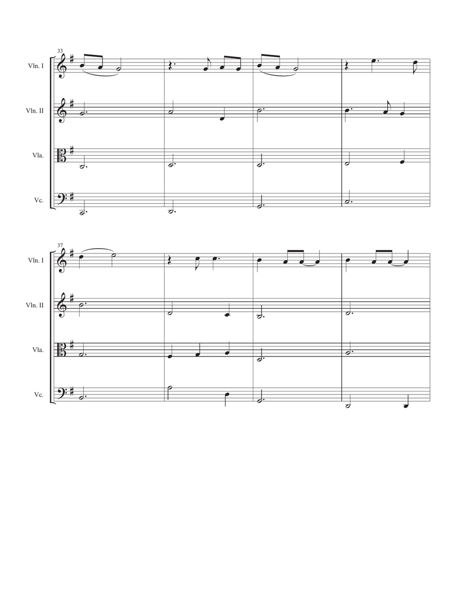 Crystal Crystal String Quartet scores gallery preview page 5
