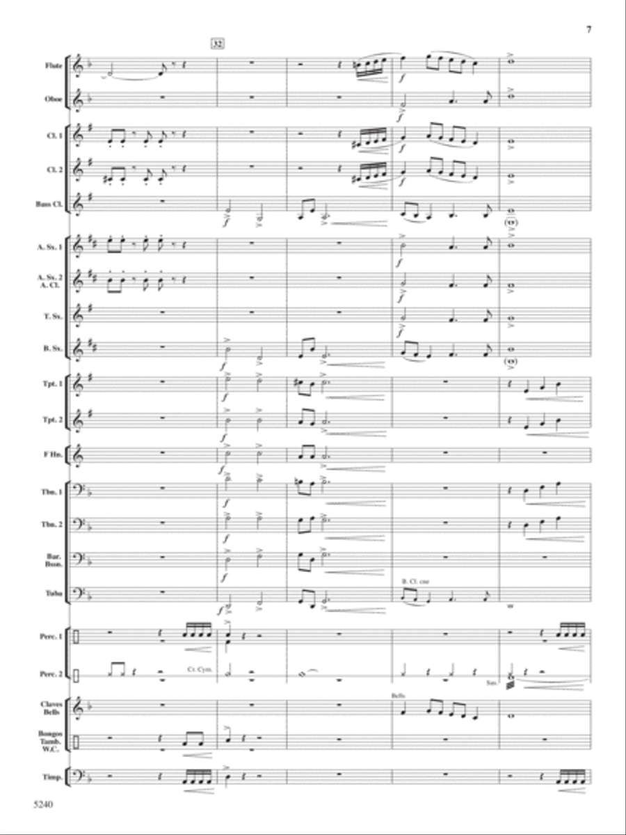 Ceremony, Chant and Ritual Concert Band scores gallery preview page 8