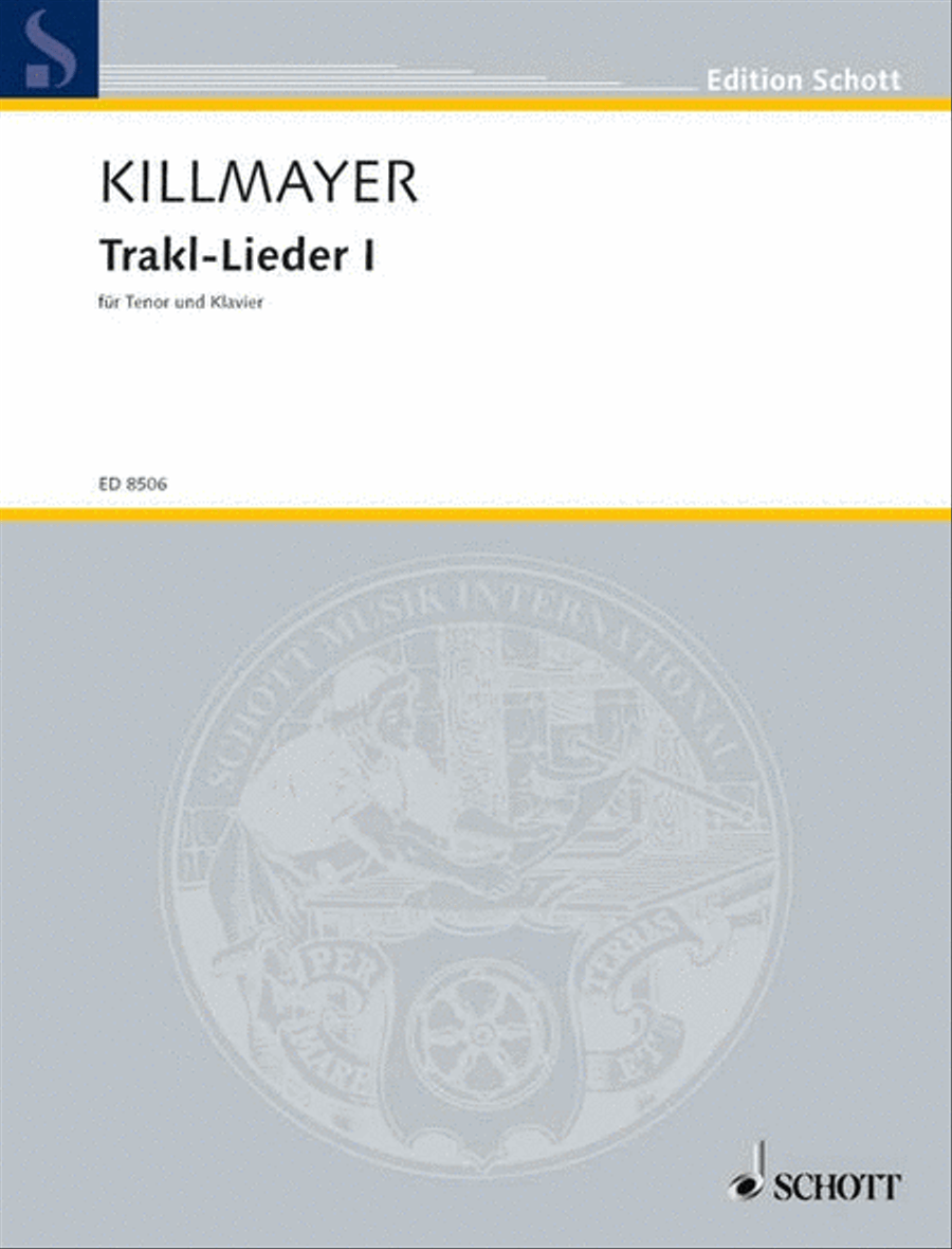 Trakl-Lieder I Trakl-Lieder I Tenor Voice scores gallery preview page 1