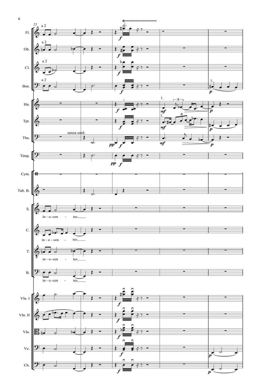 Elegía a los Inocentes Caídos Choir scores gallery preview page 6