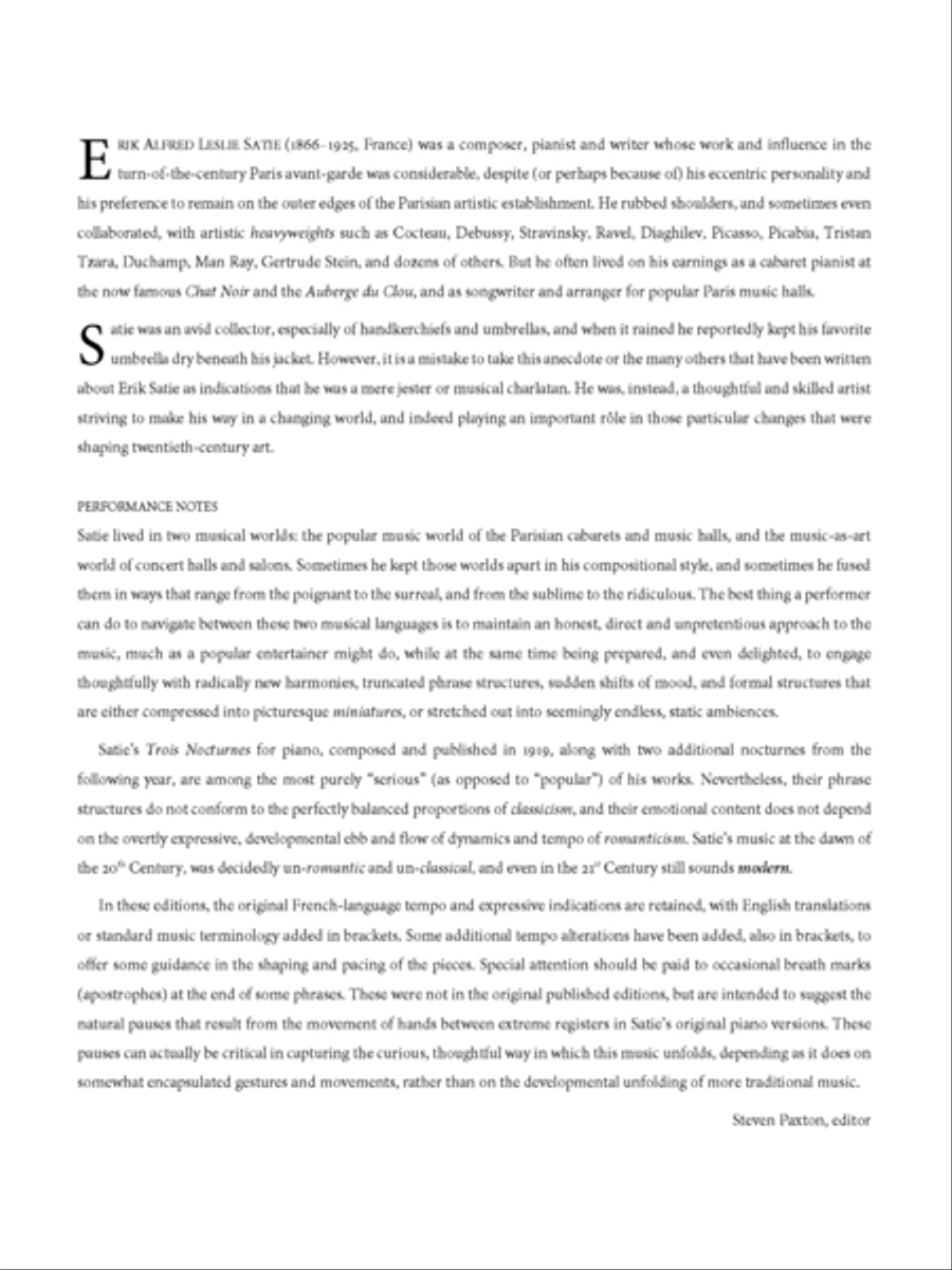 THREE NOCTURNES for Flute and Piano Chamber Music scores gallery preview page 2
