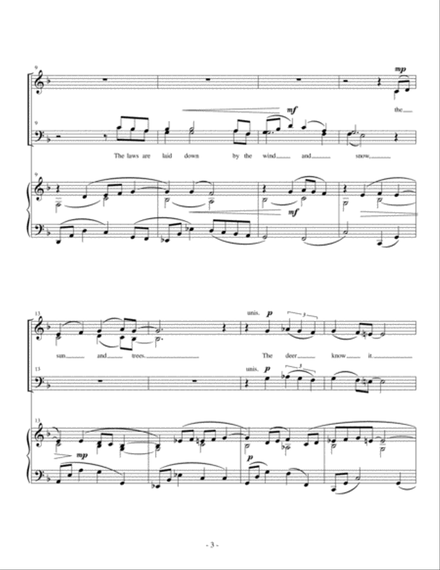 In the Shadow of a Mountain 4-Part scores gallery preview page 5