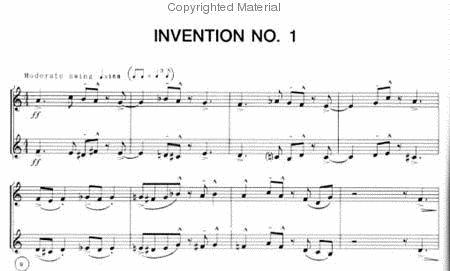 10 Jazz Inventions by Lennie Niehaus Trumpet Duet - Sheet Music