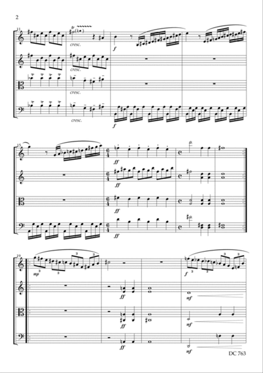 Quartetto Classico Small Ensemble scores gallery preview page 2