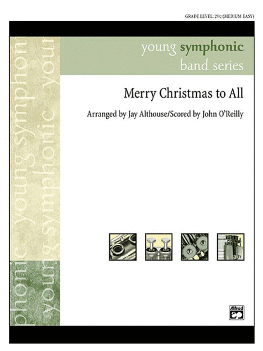 Merry Christmas to All (A Medley of Carols) Concert Band scores gallery preview page 1