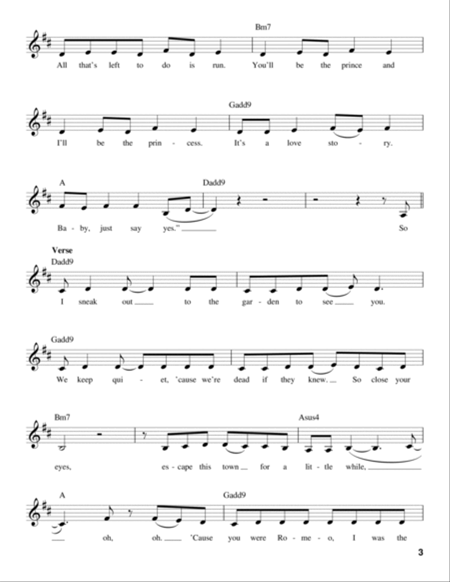 Love Story Love Story Voice scores gallery preview page 3