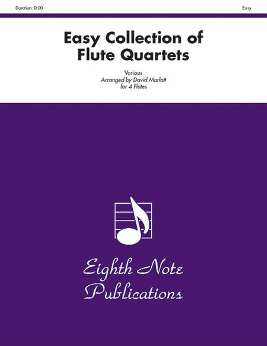Easy Collection of Flute Quartets Flute Quartet scores gallery preview page 1