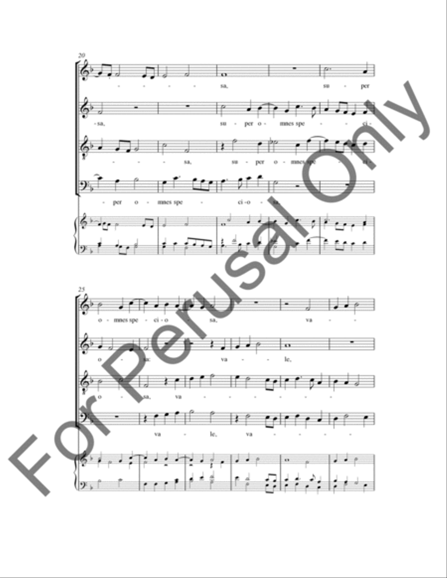 Gaude Gloriosa 4-Part scores gallery preview page 4