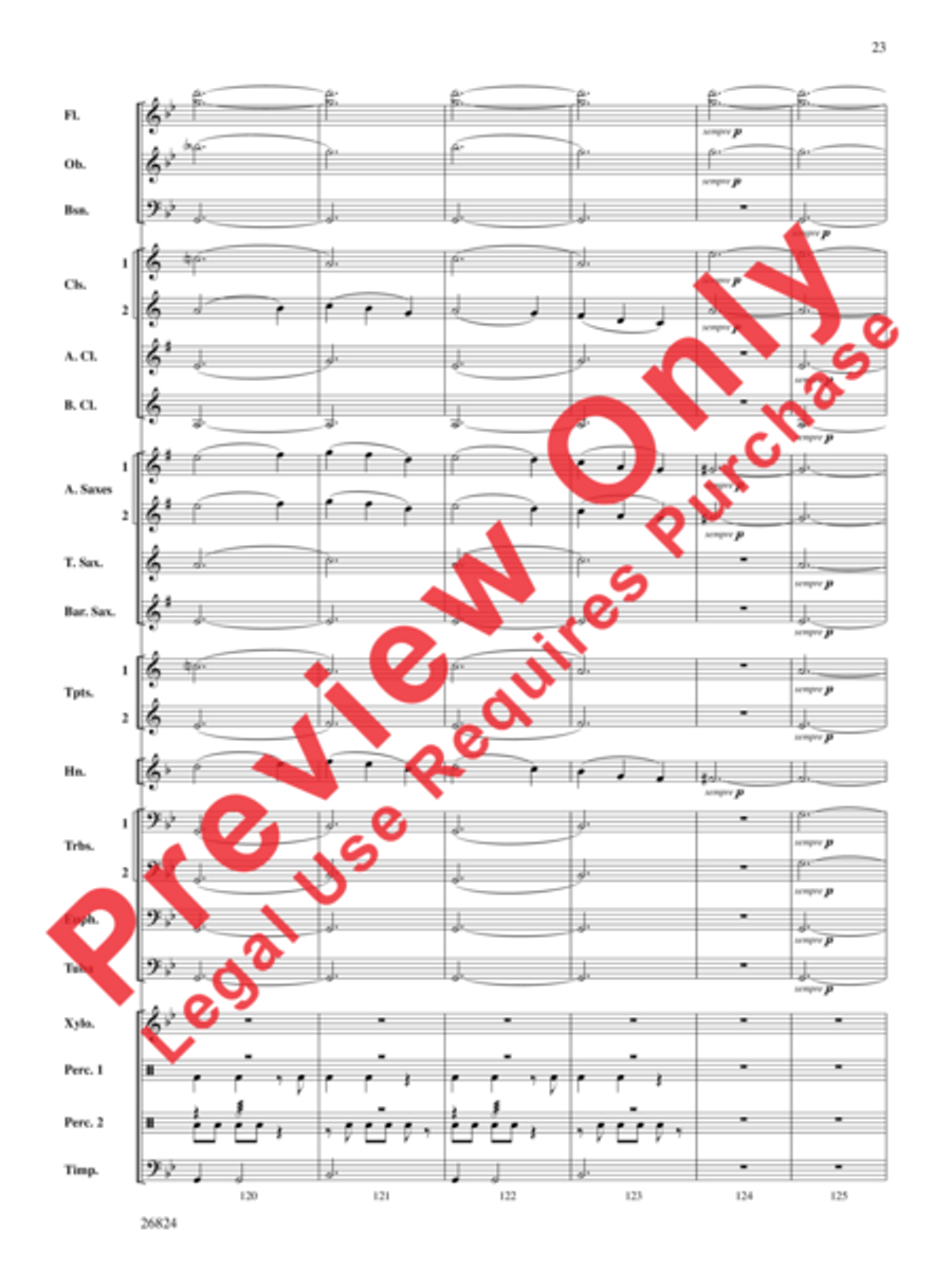 Contraption Concert Band scores gallery preview page 24