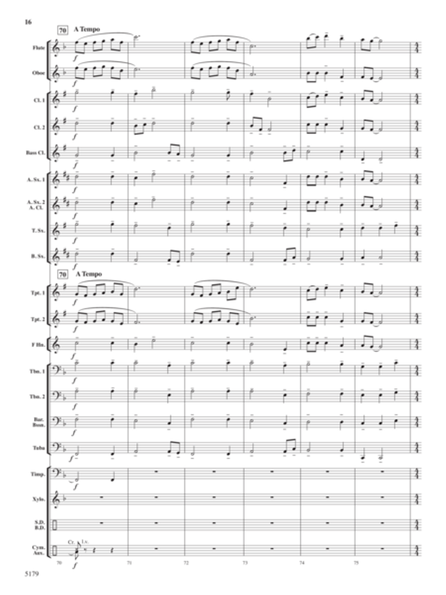 American Journey Concert Band scores gallery preview page 15