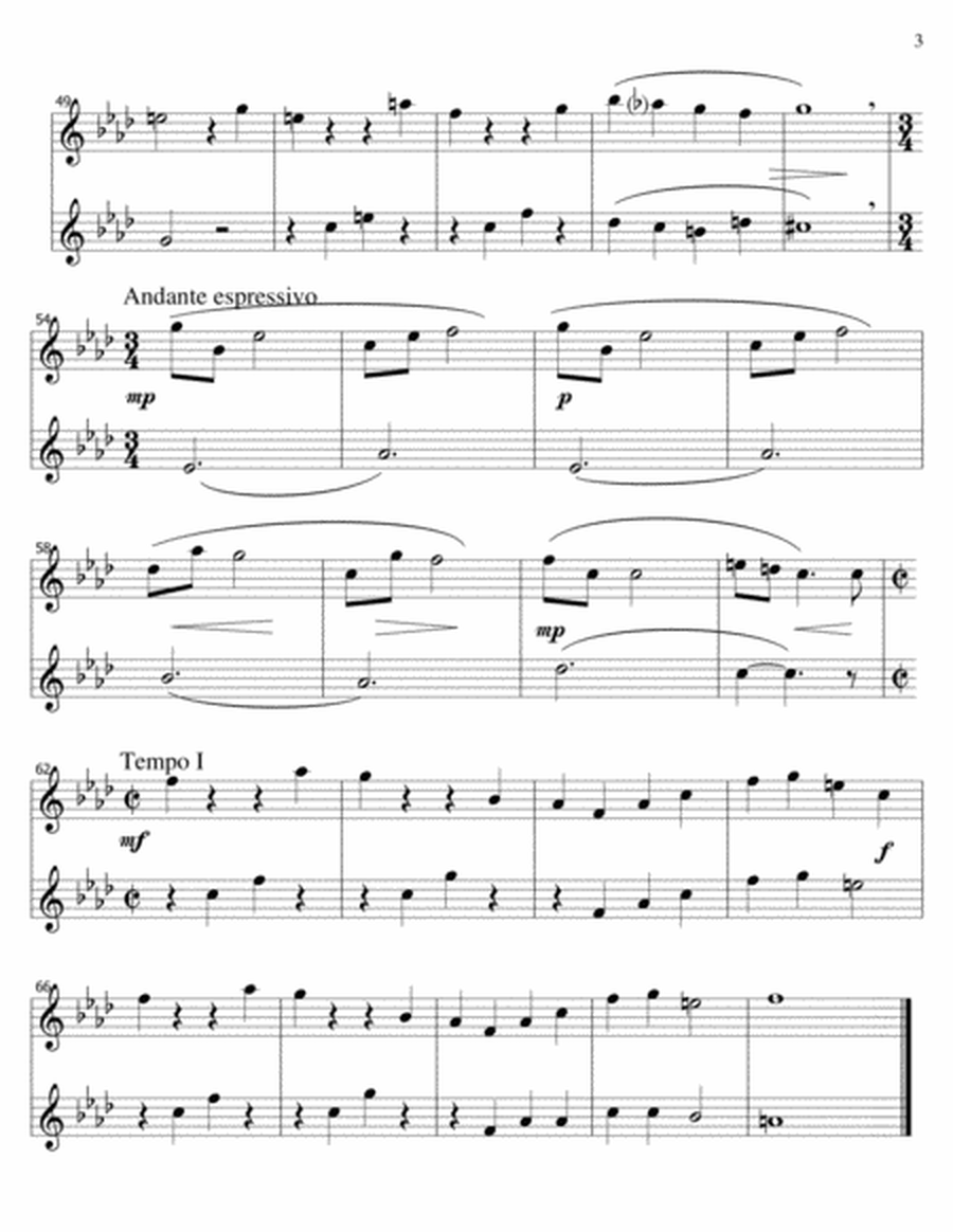 Striped Marbles-Scherzo Impromptu-Flute Duet image number null