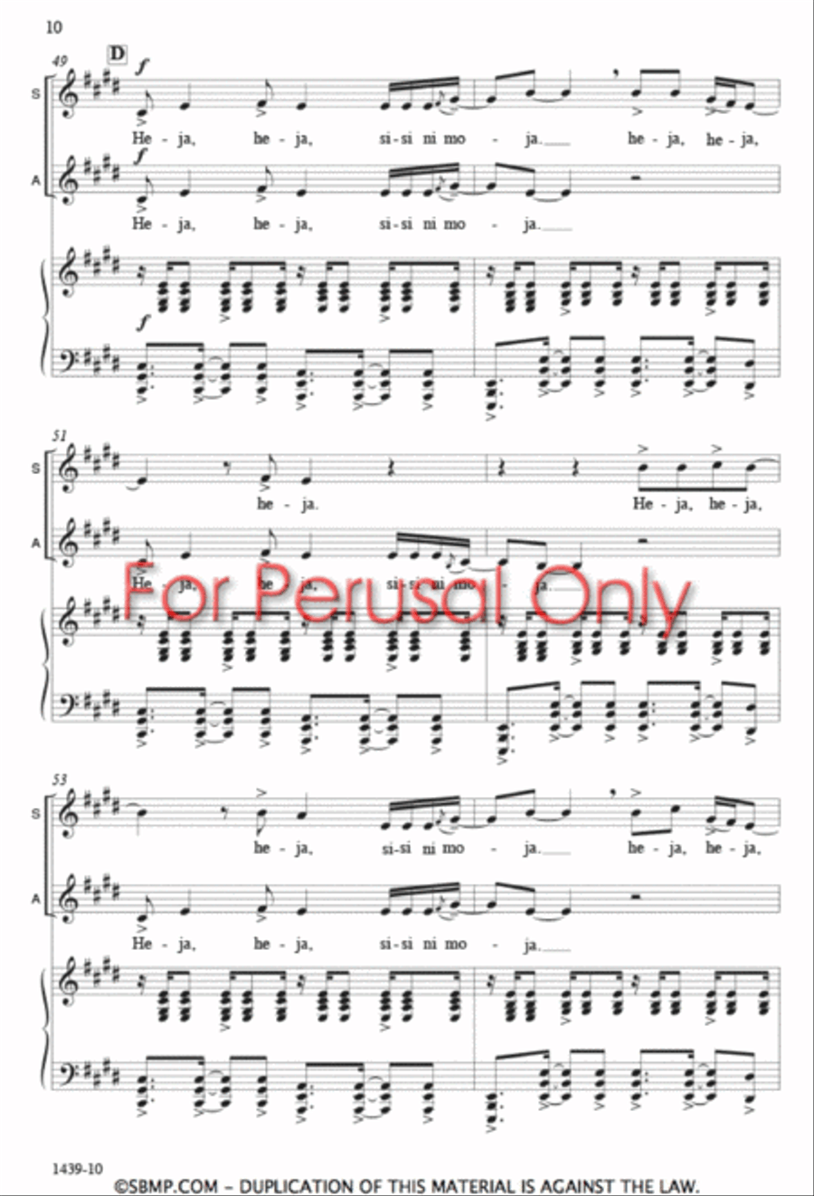 Sisi ni moja - SA Octavo Sisi ni moja - SA Octavo SA scores gallery preview page 9