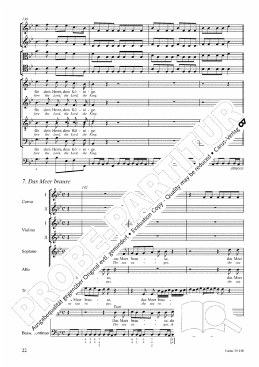 Sing to the Lord a new song (Singet dem Herrn ein neues Lied) 4-Part scores gallery preview page 23