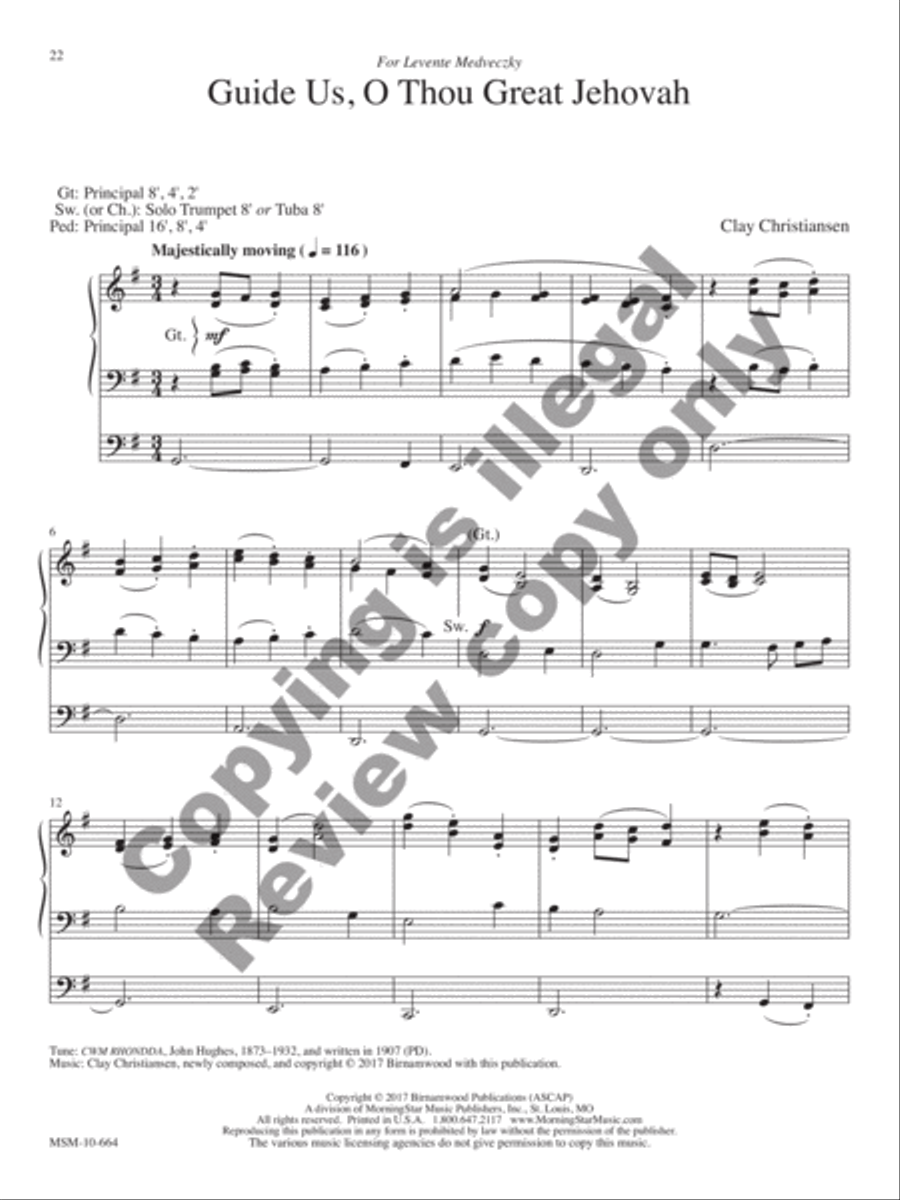 All Things Bright and Beautiful Organ scores gallery preview page 24