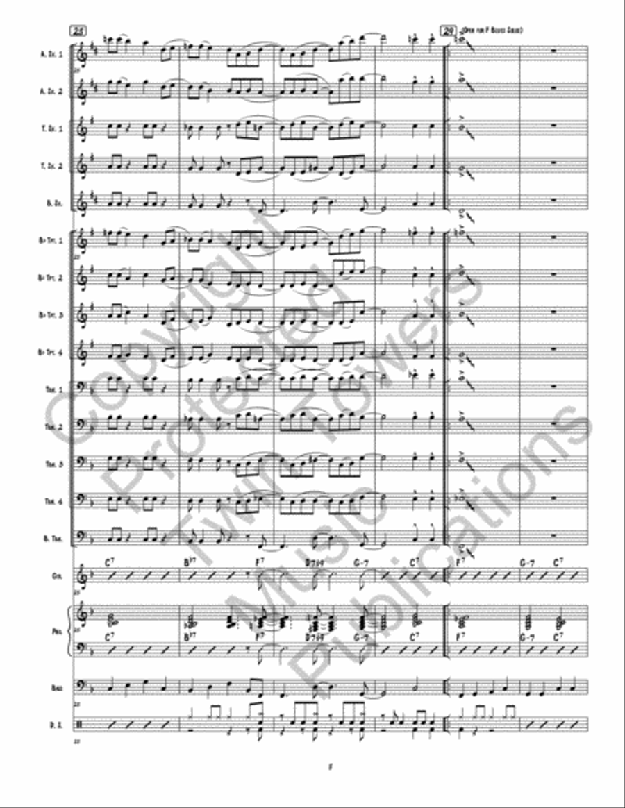 Williemakeit Blues Williemakeit Blues Jazz Ensemble scores gallery preview page 6