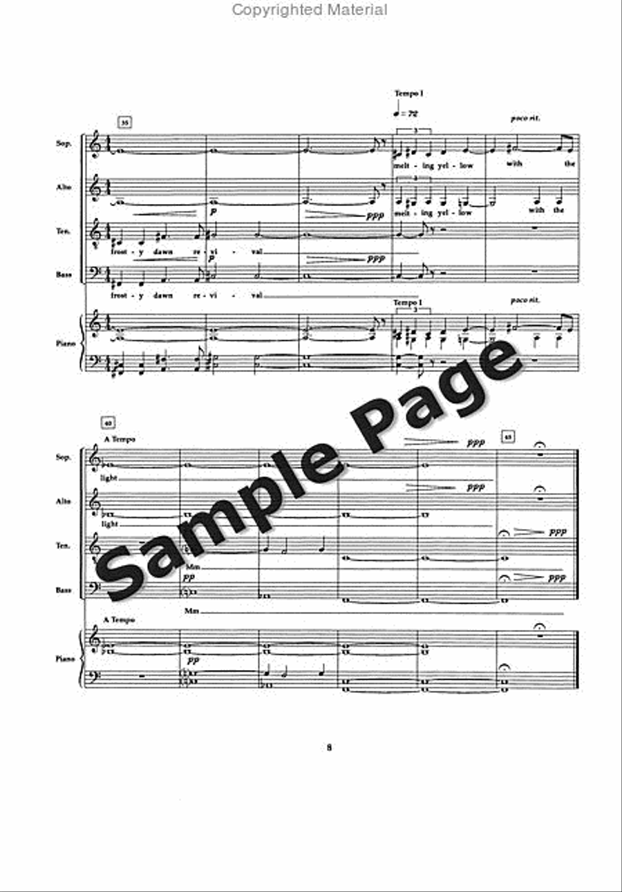 Color and Time 4-Part scores gallery preview page 11