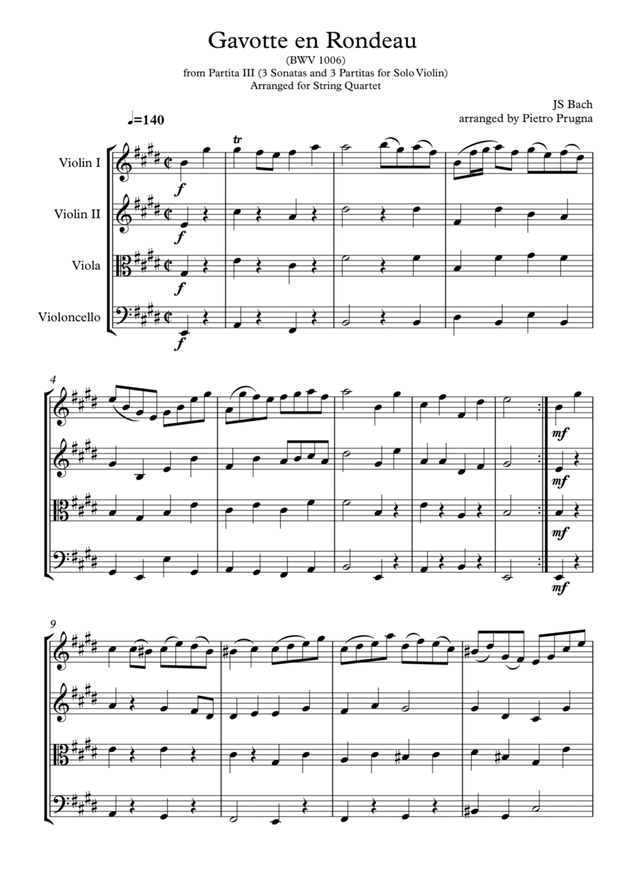 Gavotte en Rondeau (from 