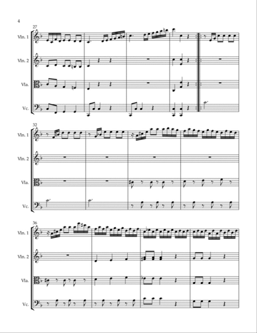 Con Spirito Con Spirito String Quartet scores gallery preview page 4