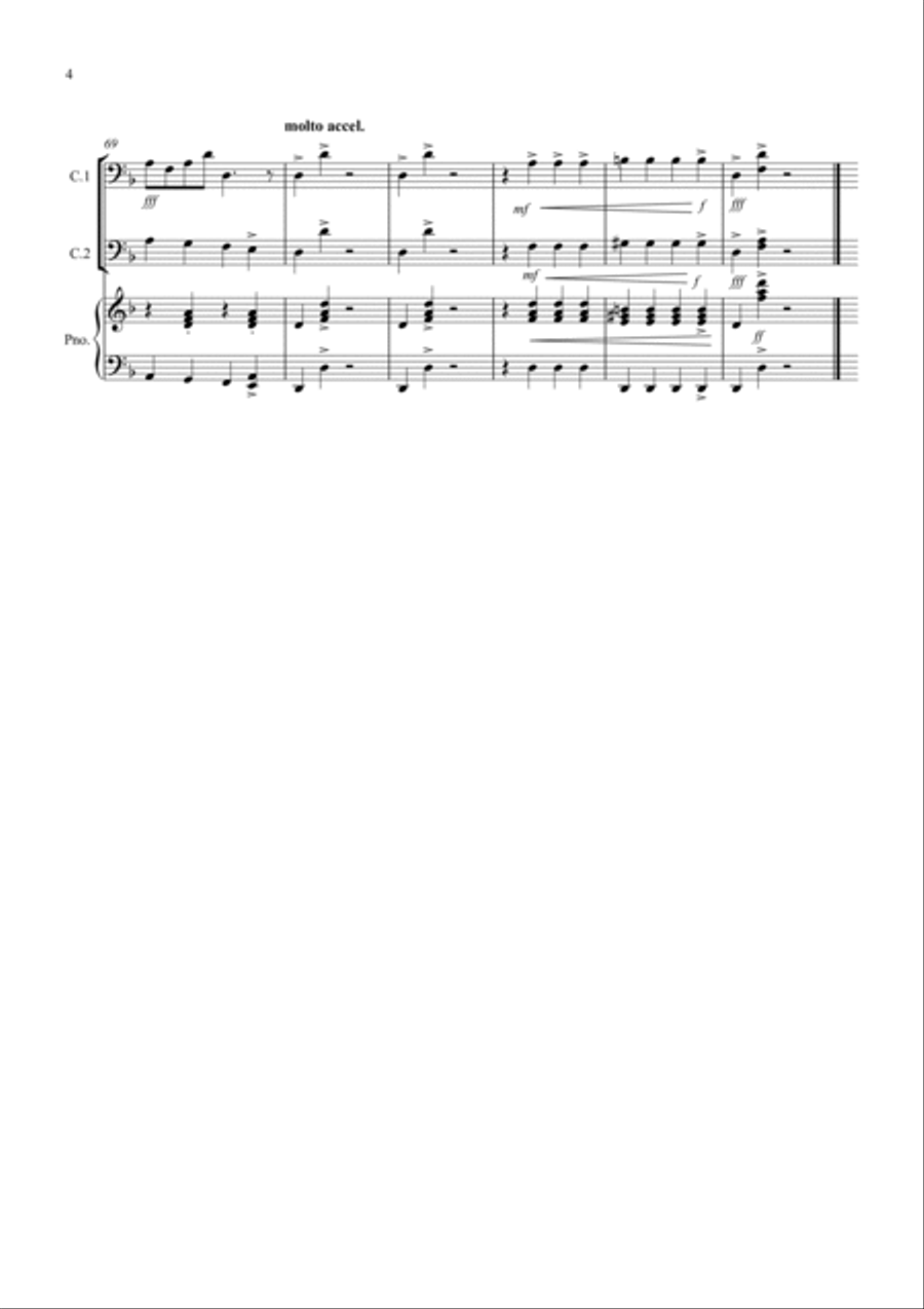 In the Hall of the Mountain King for Cello Duet String Duet scores gallery preview page 4