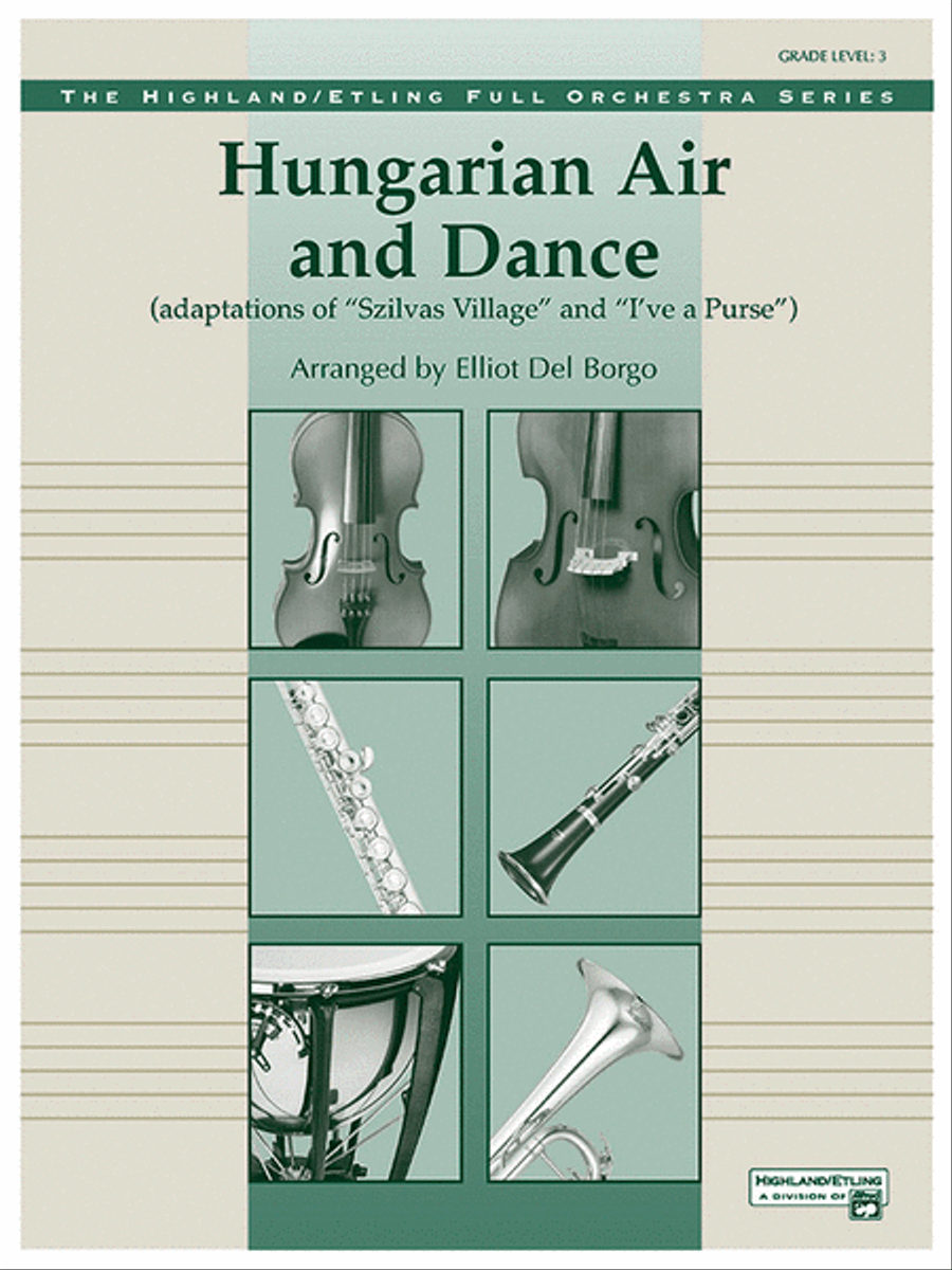 Hungarian Air and Dance Full Orchestra scores gallery preview page 1